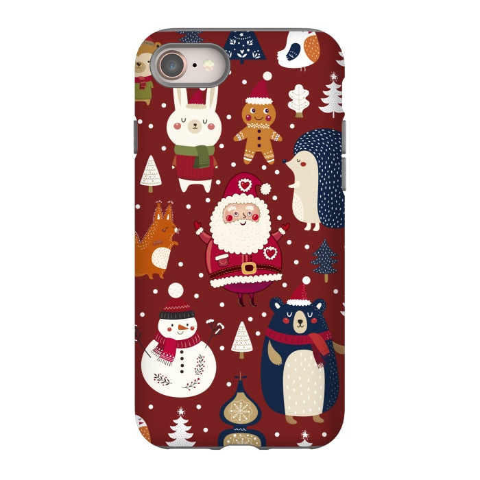 iPhone 8 StrongFit Christmas Characters by ArtsCase