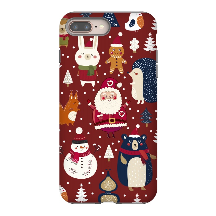 iPhone 8 plus StrongFit Christmas Characters by ArtsCase