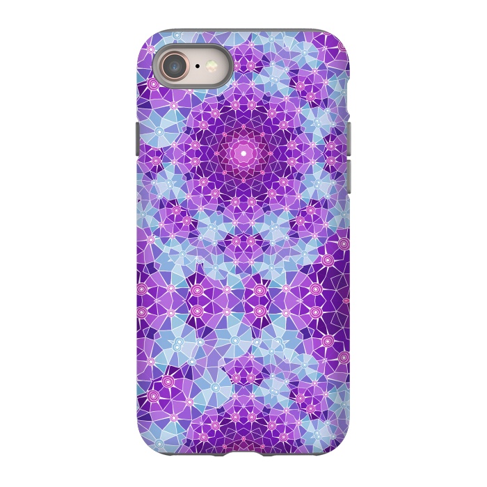 iPhone 8 StrongFit Purple Mandala Ocean by ArtsCase