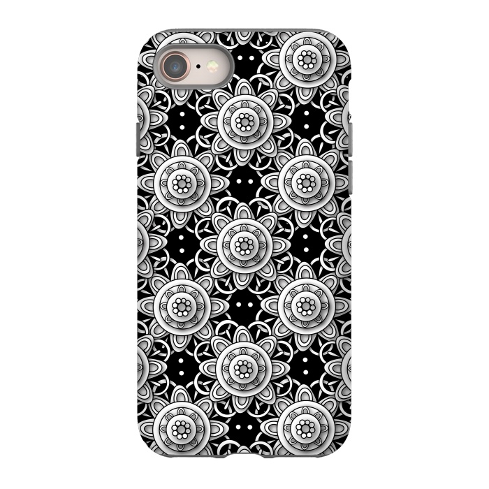 iPhone 8 StrongFit Lace Flowers by Shelly Bremmer