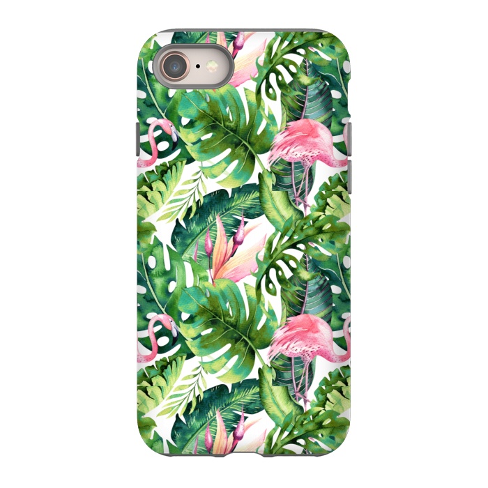 iPhone 8 StrongFit Flamingo Tropical || by Uma Prabhakar Gokhale
