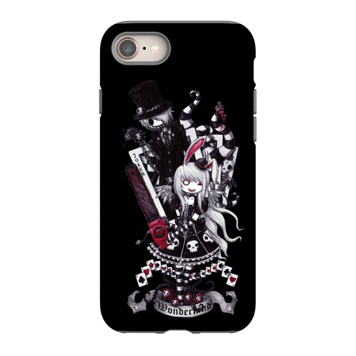 iPhone 8 StrongFit alice in wonderland by haroulita