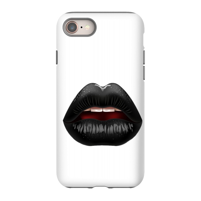 iPhone 8 StrongFit black lips by haroulita