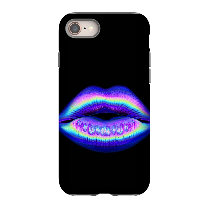 iPhone 8 StrongFit purple lips by haroulita