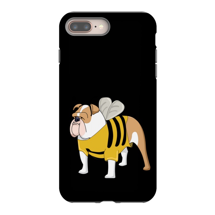 iPhone 8 plus StrongFit cute bulldog  by haroulita