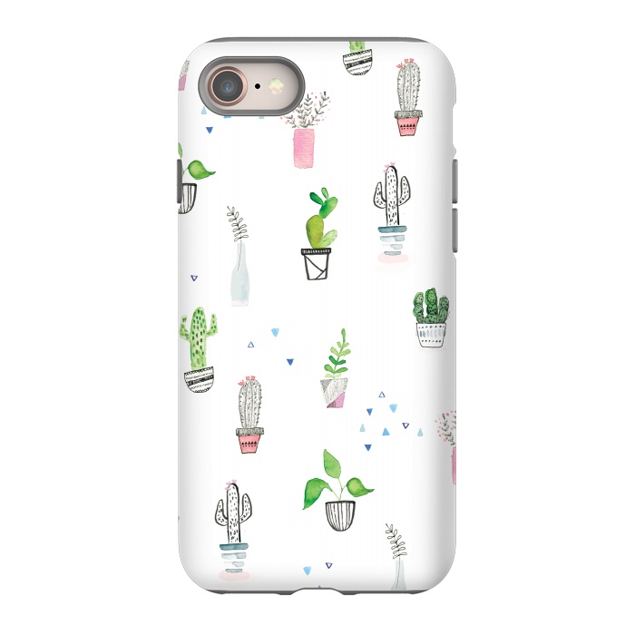 iPhone 8 StrongFit painted house plants - lauradidthis by lauradidthis