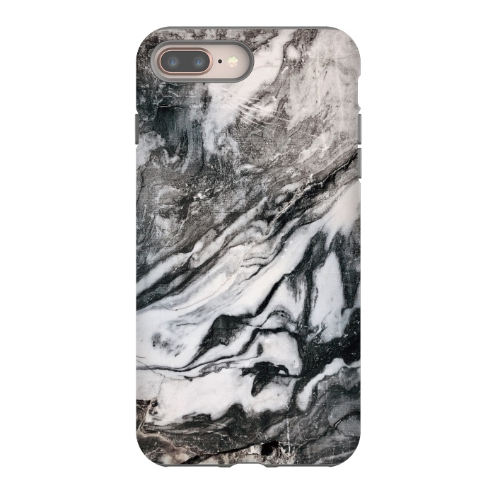 iPhone 8 plus StrongFit White and black Marble by Winston