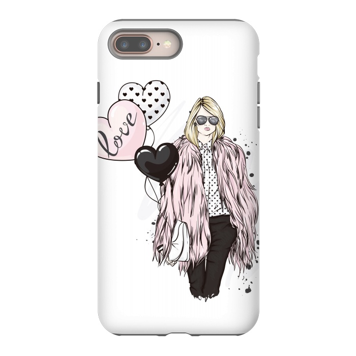 iPhone 8 plus StrongFit Fashion Woman in Love by ArtsCase