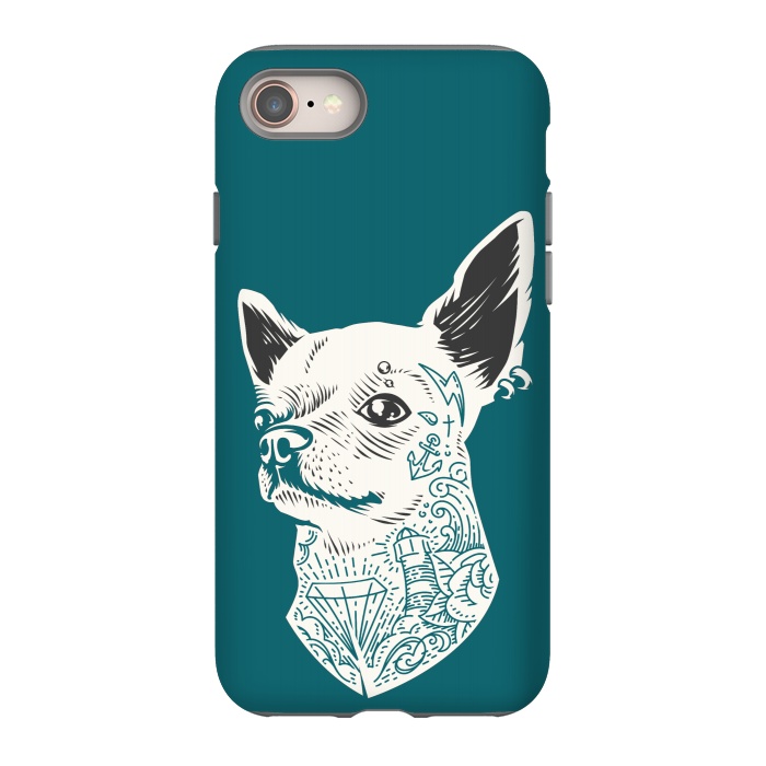 iPhone 8 StrongFit Tattooed Chihuahua by Winston