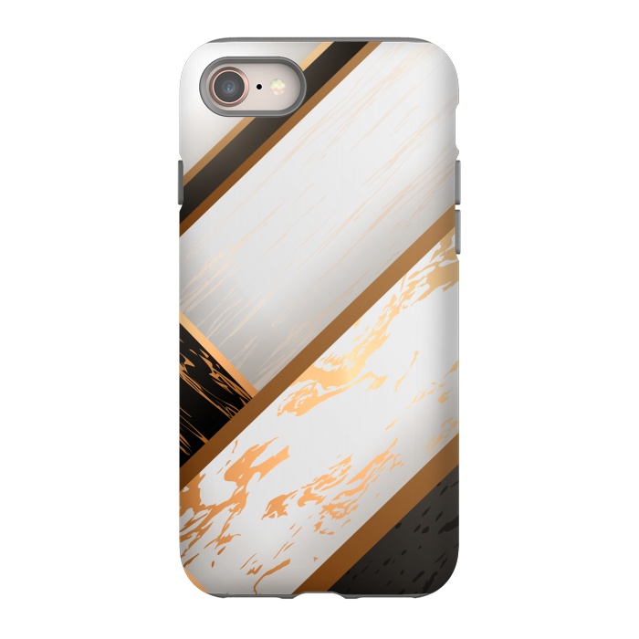 iPhone 8 StrongFit Marble Geometric Design VII by ArtsCase