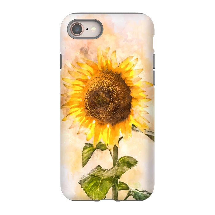 iPhone 8 StrongFit Summer Sunflower by Creativeaxle