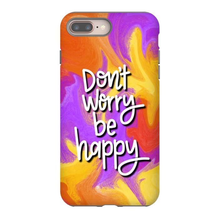 iPhone 8 plus StrongFit Don´t worry be happy by Silvia Mejia