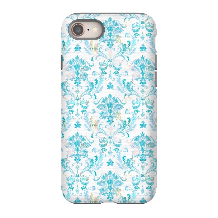 iPhone 8 StrongFit Demure Damask by gingerlique