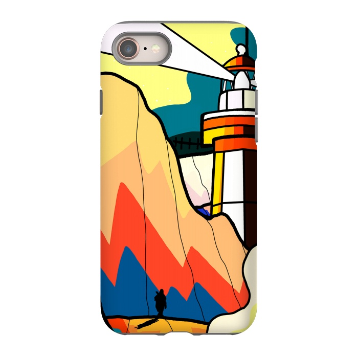 iPhone 8 StrongFit The lost lighthouse by Steve Wade (Swade)