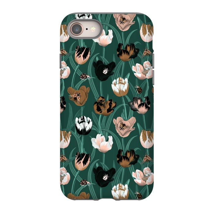 iPhone 8 StrongFit Tulips by Tishya Oedit