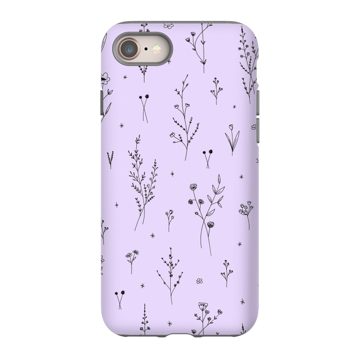 iPhone 8 StrongFit Magic Wildflowers by Anis Illustration