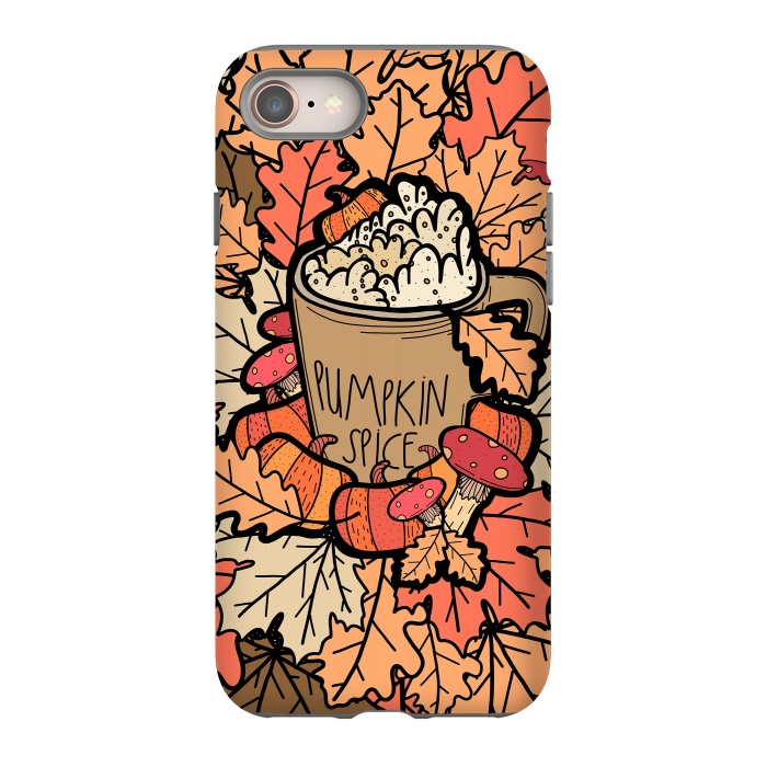 iPhone 8 StrongFit Pumpkin Spice  by Steve Wade (Swade)