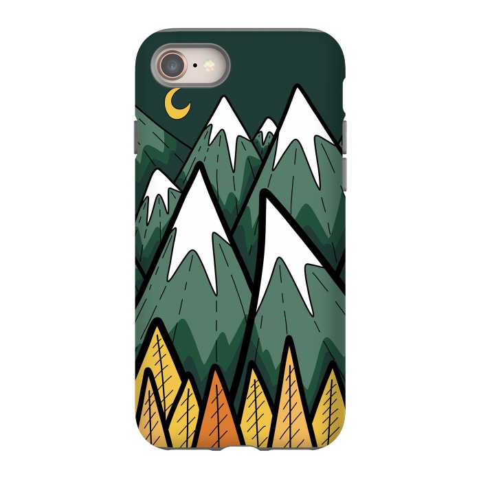iPhone 8 StrongFit The green autumn peaks by Steve Wade (Swade)