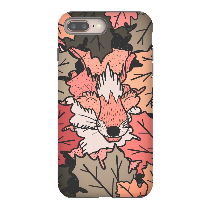 iPhone 8 plus StrongFit The hidden fox by Steve Wade (Swade)