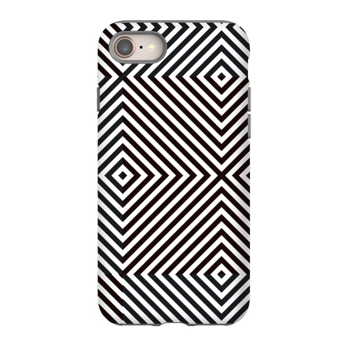 iPhone 8 StrongFit Crossing Diagonal Stripes by TMSarts