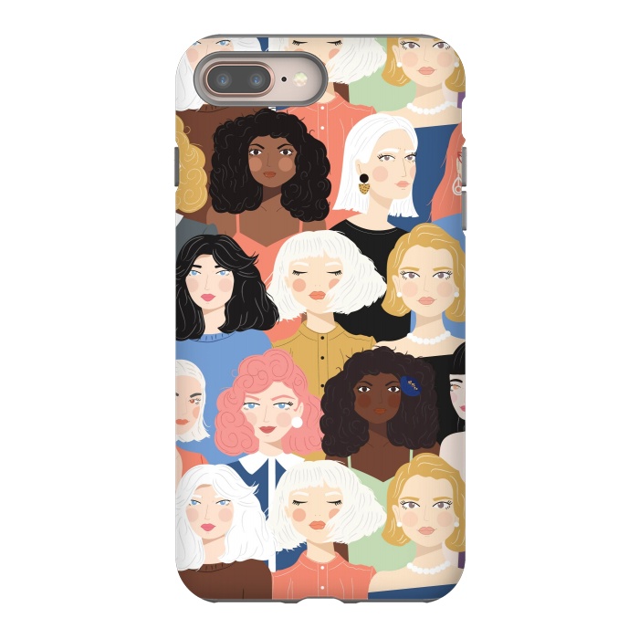 iPhone 8 plus StrongFit Girls Diversity by Jelena Obradovic