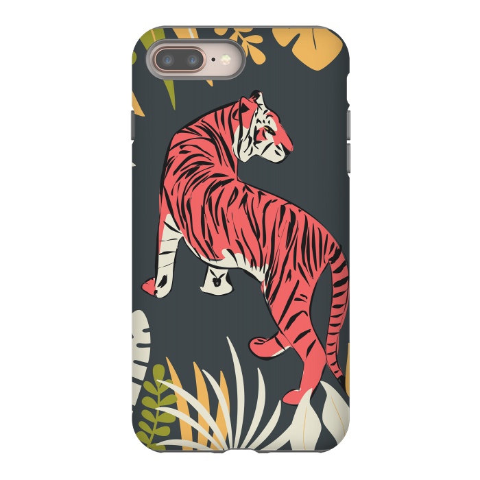 iPhone 8 plus StrongFit Tiger 016 by Jelena Obradovic