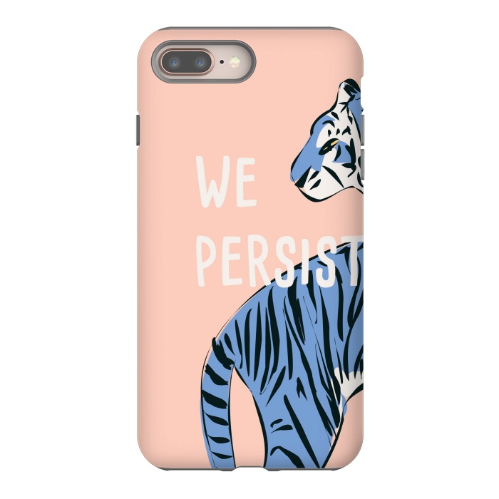 iPhone 8 plus StrongFit We persist! Pink by Jelena Obradovic