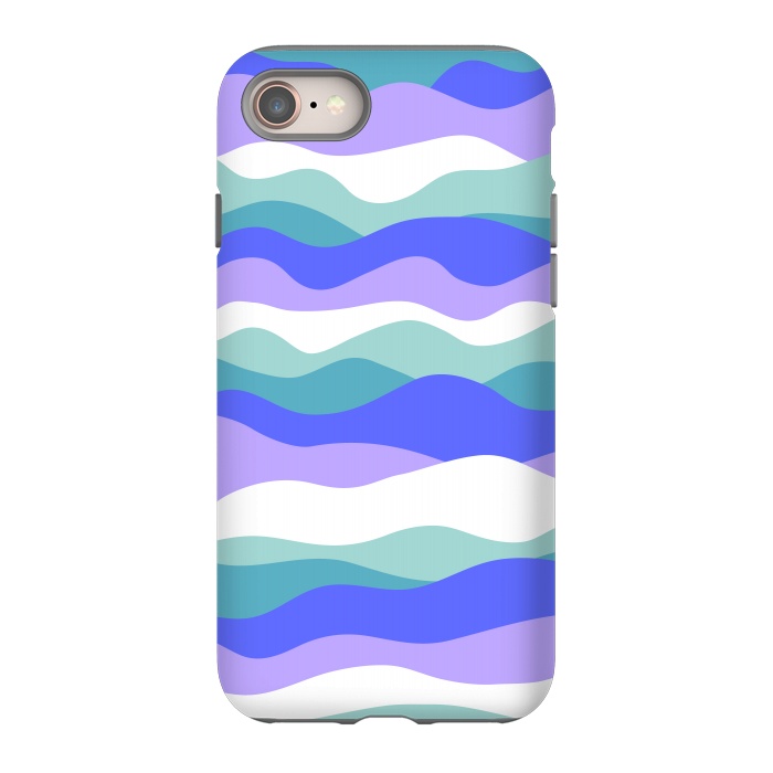 iPhone 8 StrongFit Blue waves by Martina