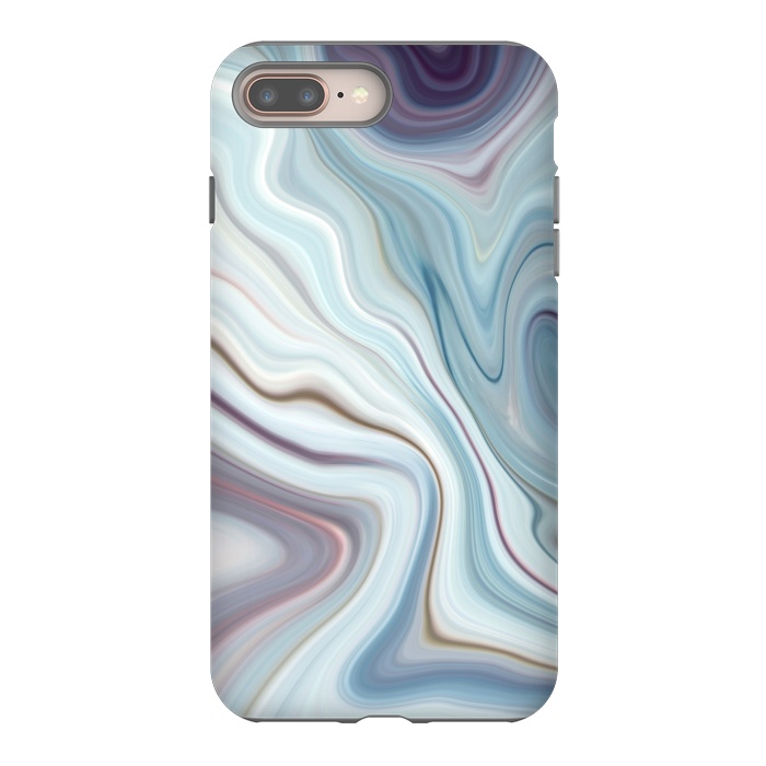 iPhone 8 plus StrongFit Marble Liquid Pattern by ArtsCase