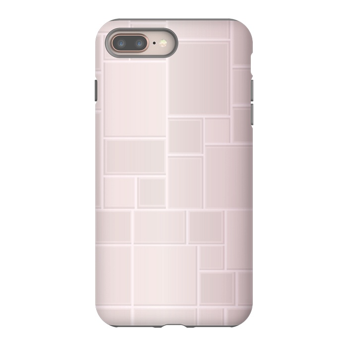 iPhone 8 plus StrongFit PINK BLOCKS 2 by MALLIKA