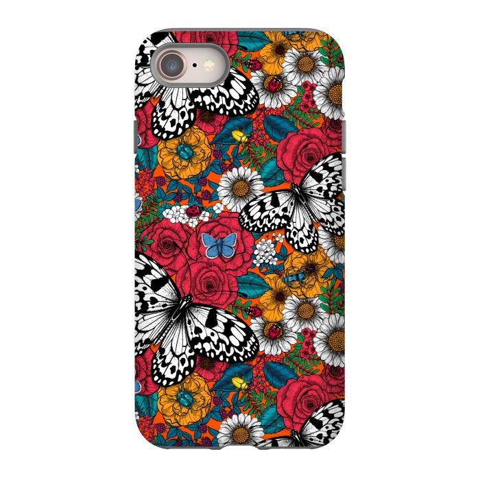 iPhone 8 StrongFit A colorful garden by Katerina Kirilova