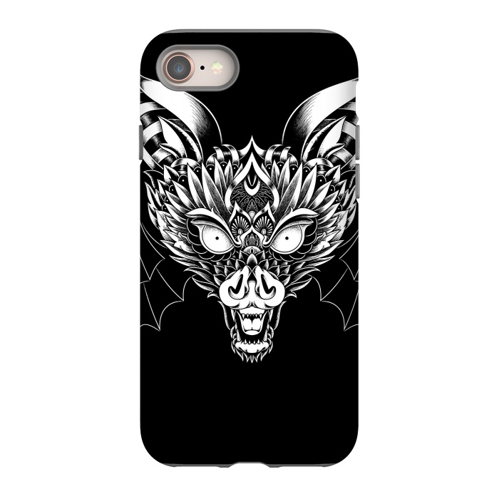 iPhone 8 StrongFit Bat Ornate by Afif Quilimo