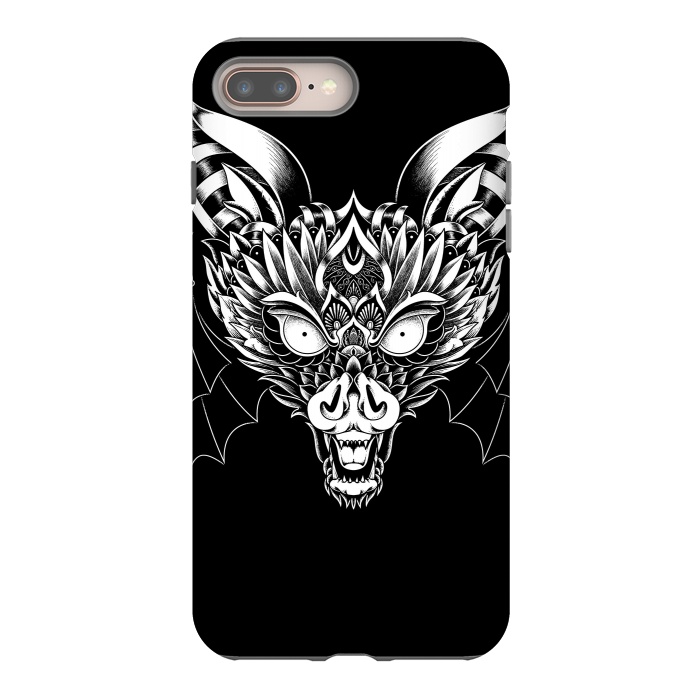 iPhone 8 plus StrongFit Bat Ornate by Afif Quilimo