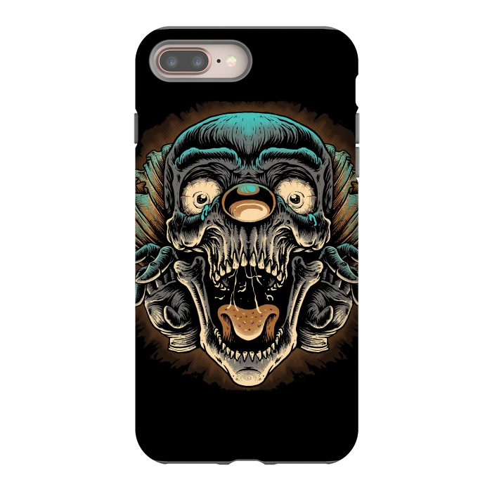 iPhone 8 plus StrongFit Scary Clown by Afif Quilimo