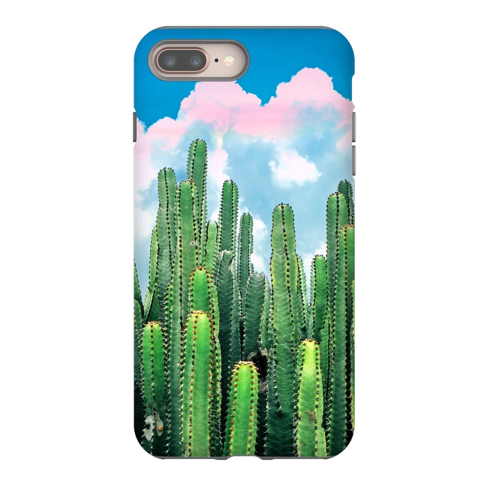 iPhone 8 plus StrongFit Cactus Summer by Uma Prabhakar Gokhale