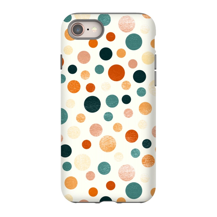 iPhone 8 StrongFit Whimsical Polka Dots by Tigatiga