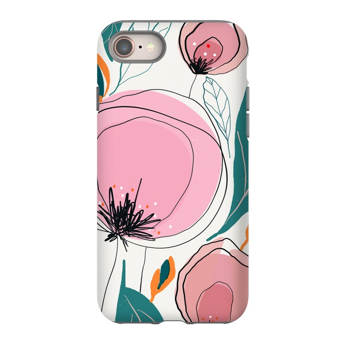 iPhone 8 StrongFit Cotona Florals by Hanny Agustine