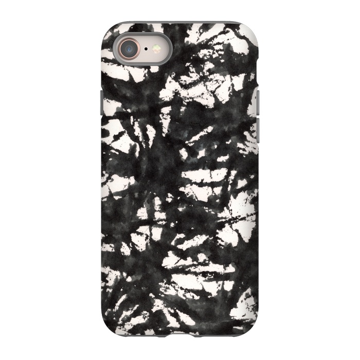 iPhone 8 StrongFit Black Watercolor Stamp by Hanny Agustine