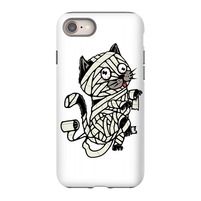 iPhone 8 StrongFit Mummy Cat by Afif Quilimo