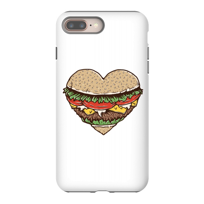 iPhone 8 plus StrongFit Hamburger Lover by Afif Quilimo