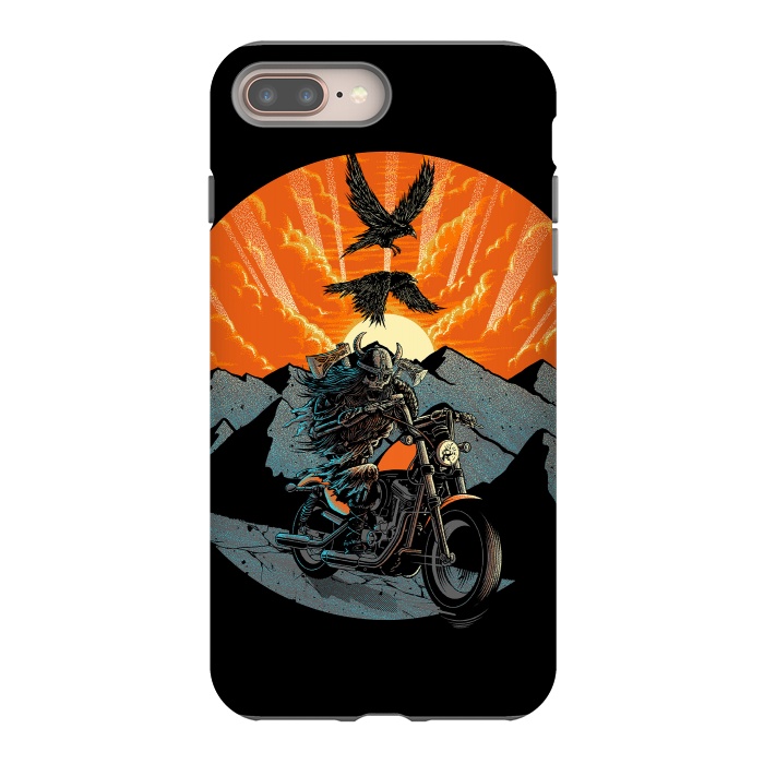 iPhone 8 plus StrongFit Viking Rider by Afif Quilimo
