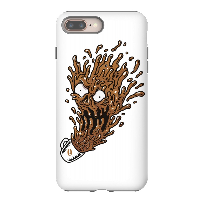 iPhone 8 plus StrongFit Coffee Monster by Afif Quilimo