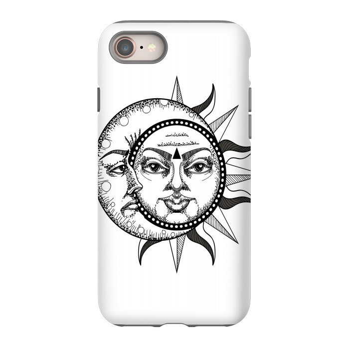 iPhone 8 StrongFit sun moon by haroulita