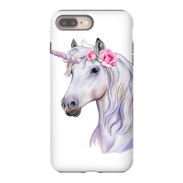 iPhone 8 plus StrongFit magical unicorn by haroulita