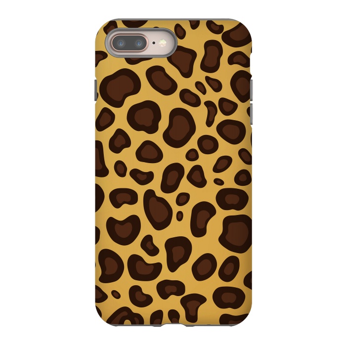 iPhone 8 plus StrongFit animal print leopard by haroulita