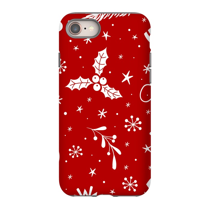 iPhone 8 StrongFit christmas pattern by haroulita