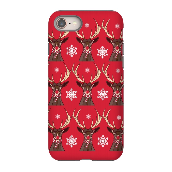 iPhone 8 StrongFit Reindeers by Steve Wade (Swade)