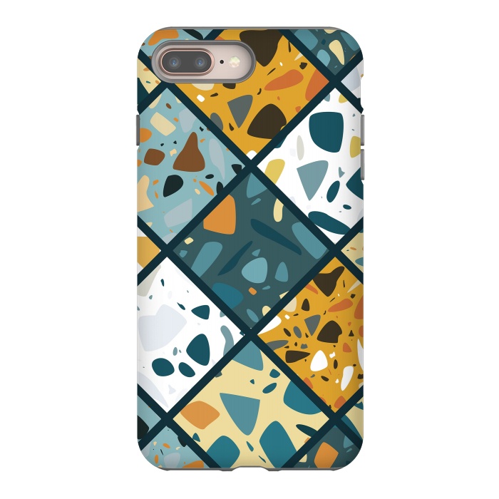 iPhone 8 plus StrongFit Terrazzo 020 by Jelena Obradovic