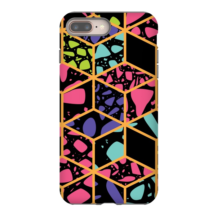 iPhone 8 plus StrongFit Terrazzo 027 by Jelena Obradovic