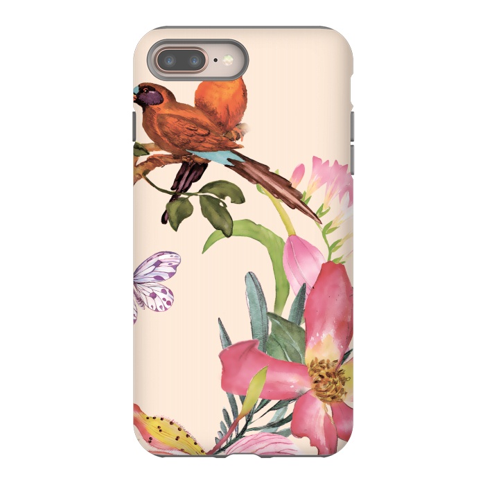 iPhone 8 plus StrongFit Sweet Birds by Creativeaxle